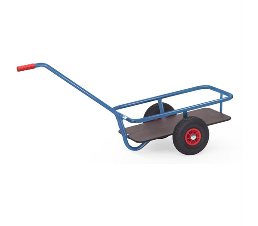 Handtrekwagen 4091L - lucht wielen - met watervast platform 690 x 356 mm