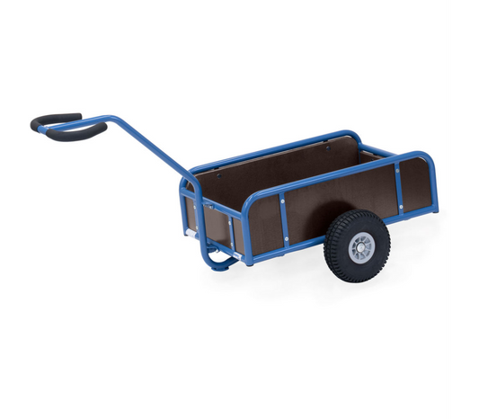 Handtrekwagen 4107P - polyurethaan wielen - met watervast wanden 795 x 445 mm