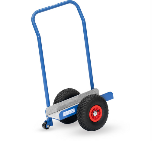 Platenroller 4178 - in U-vorm met duwbeugel, steunwielen
