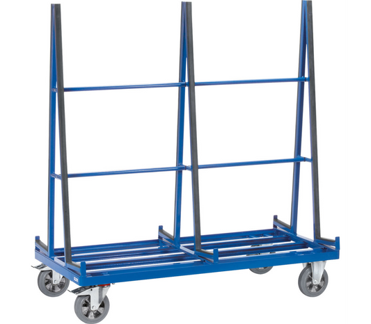 Glas-platenwagen 4474 - dubbelzijdig - Laadvlak 1276 x 2 x 230 mm