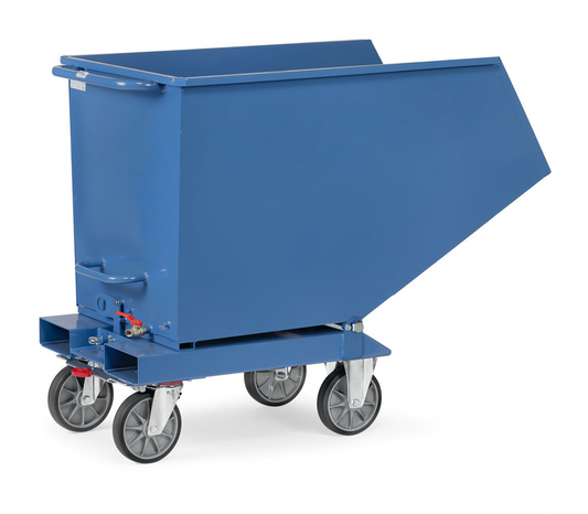 Stalen bakwagen 4702A met aftapkraan - Bakmaat 1.214 x 669 x 708 mm