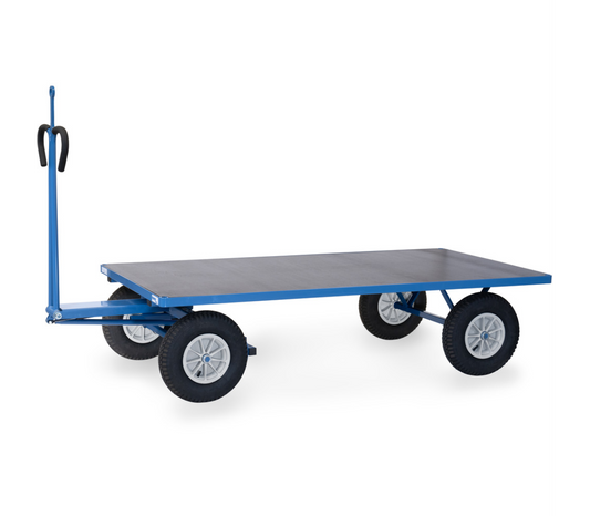 Handtrekwagen 6406LZ met trekoog - Laadvlak 2.000 x 1.000 mm