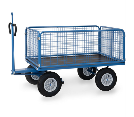 Handtrekwagen 6435LZ met trekoog - Laadvlak 1.600 x 900 mm