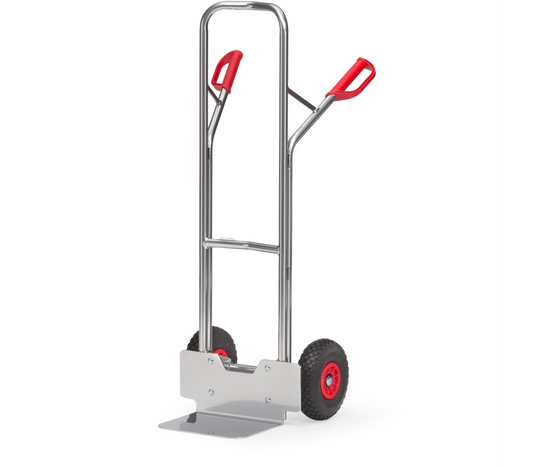 Alu steekwagen A1325P - PU-banden 260 x 85 mm
