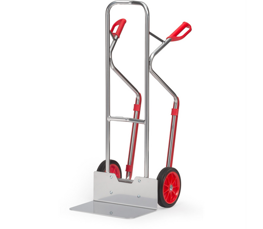Alu steekwagen A1331V - Massief rubber wielen 260 x 56 mm