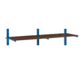 Legborden voor draagarmwagen met PVC, toebehoren, 1200 x 600 mm, incl. bevestigingsmateriaal