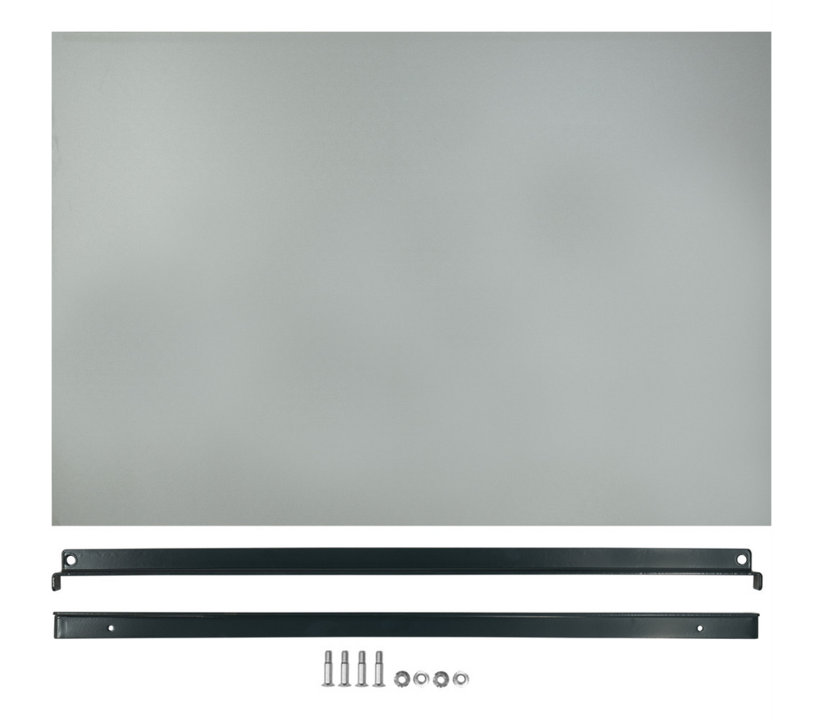 Etage voor etagewagen 1000 x 600 mm - toebehoren - - met 1 paar etagedragers, antracietgrijs