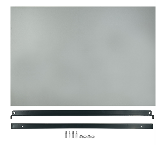Etage voor etagewagen 1000 x 600 mm - toebehoren - - met 1 paar etagedragers, antracietgrijs