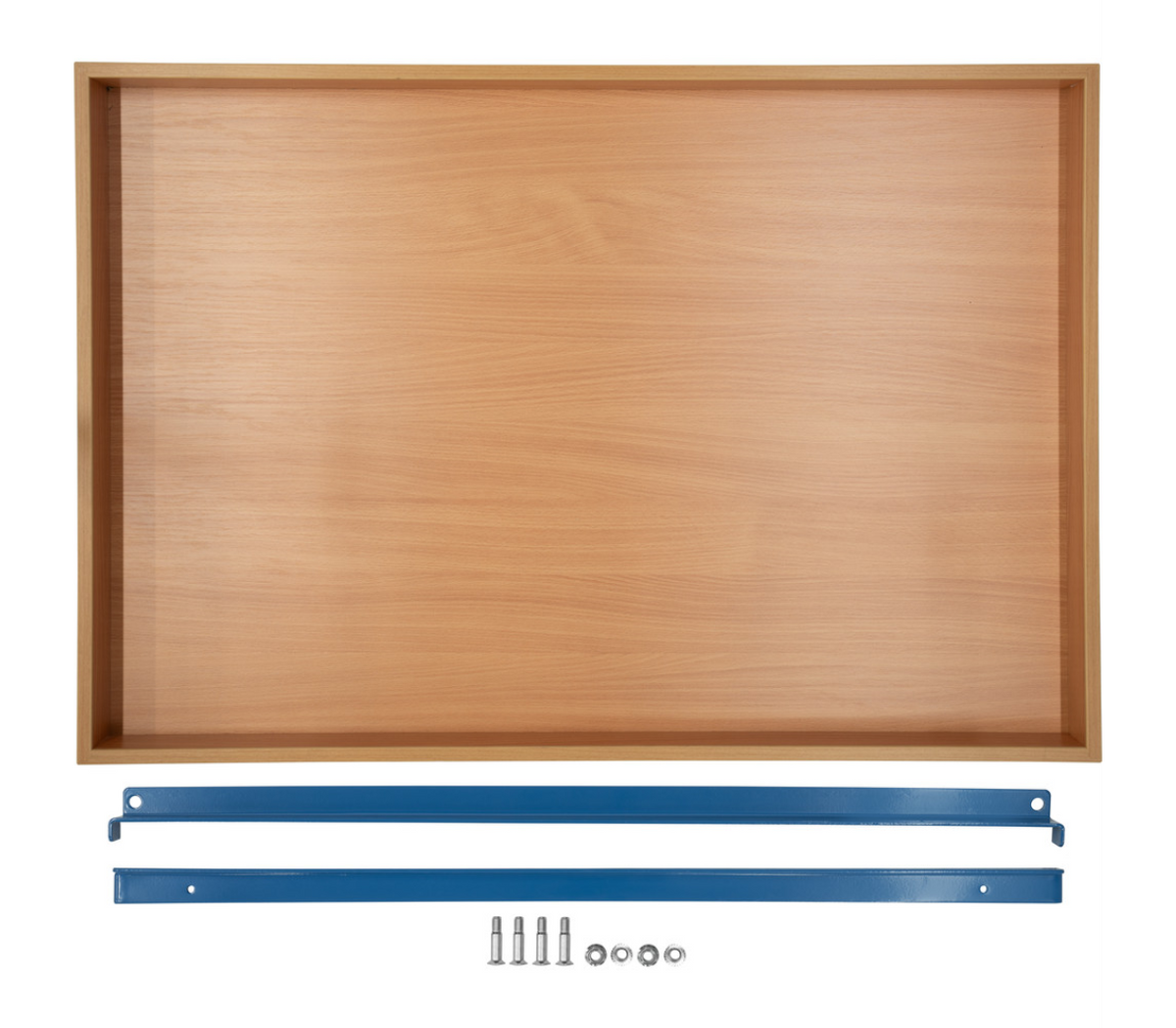 Etage met rand 1200 x 800 mm - toebehoren - - Met 1 paar etagedragers
