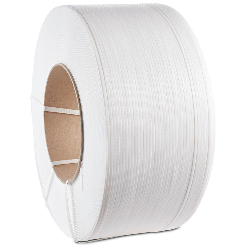 PP strappingband wit 5 mm x 8000 m – kern 200 mm