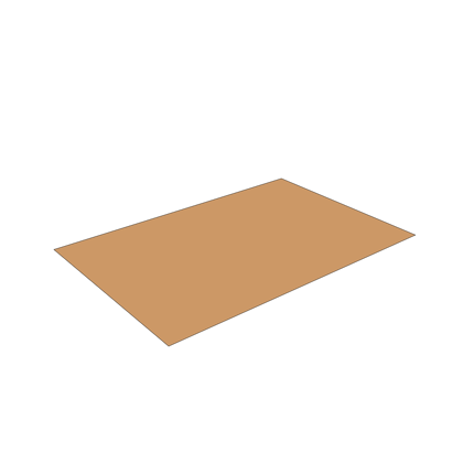 Plaque de carton 1200x800 mm - simple cannelure (3mm)