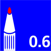 Viltstift Staedtler OHP Lumo F 305 correctable zw - afbeelding 5