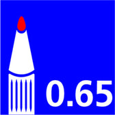 Rollerpen Uni-ball Eye eco 150E B rood - afbeelding 5