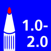 Paintmarker edding 751 oliebasis 1-2mm mtl blauw - afbeelding 5