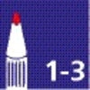 Fineliner edding 1200 F zilver en goud - afbeelding 3